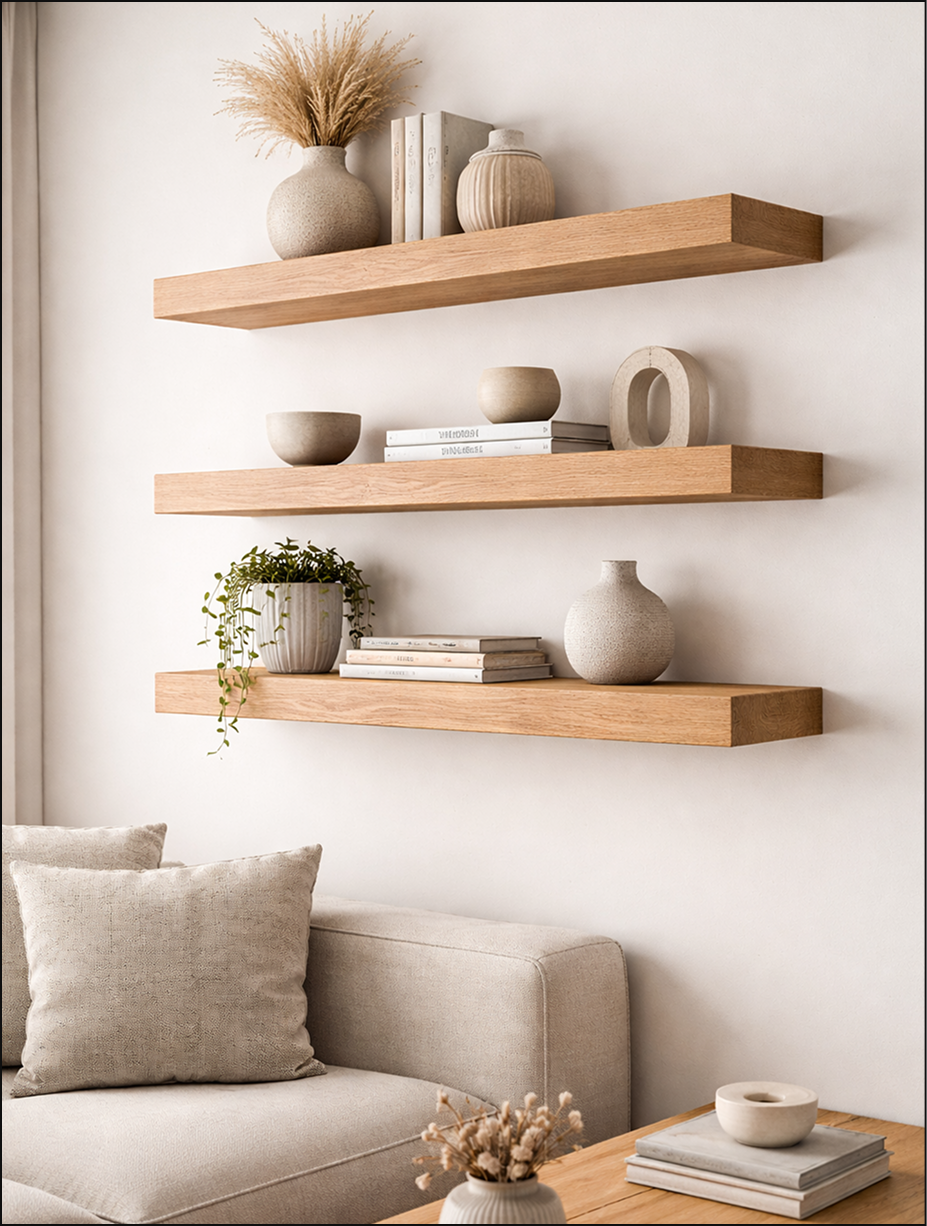 מדפים לפי מידה